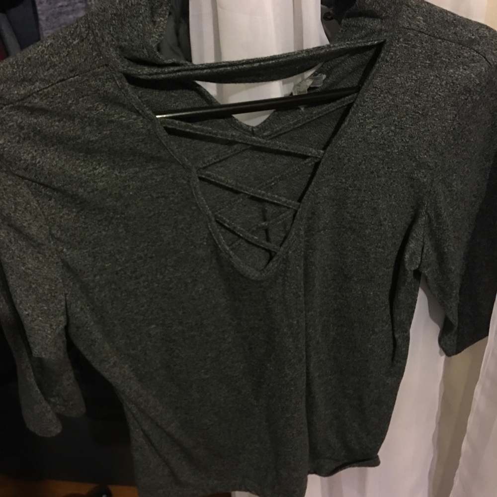 Crop top with Criss Cross